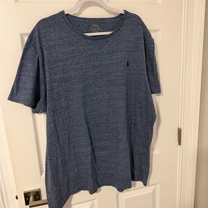 Polo by Ralph Lauren Men's Heathered Blue Tee
